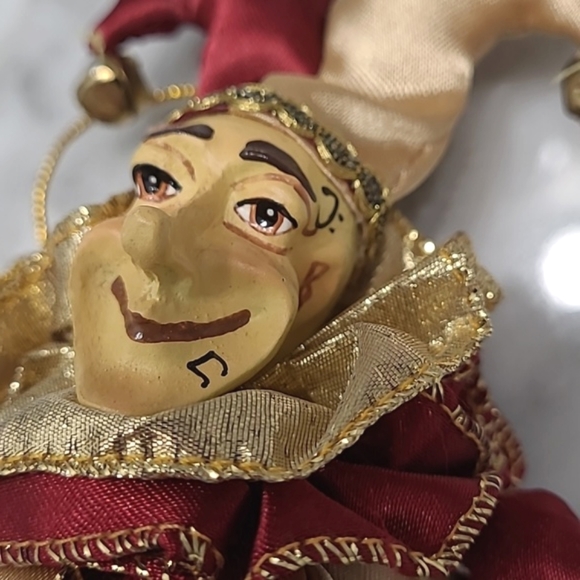Wayne Kleski Katherine's Collection Jester Stick Ornament - Picture 10 of 13